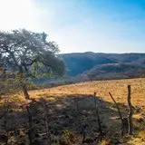 Bello paisaje dentro de la Sierra de Huautla en el estado de Morelos
