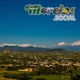 Paisaje del pueblo mágico de Tlayacapan, Morelos visto desde el cerro del Papalotzin