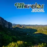 Bonita postal de Morelos vista desde el cerro del Papalotzin en el pueblo mágico Tlayacapan