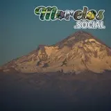 El Popocatépetl visto desde el cerro del Papalotzin en el pueblo mágico de Tlayacapan, Morelos