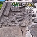 Figura coyote en pirámide Xochicalco