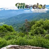 Cerros alrededor de la zona arqueológica de Xochicalco en Morelos