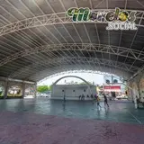 Cancha techada en Tlaquiltenango, Morelos.