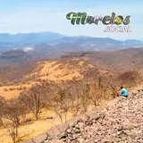 Panorama de la Sierra de Huautla visto desde las Pirámides de Chimalacatlán