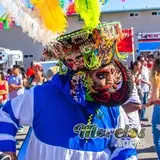 Chinelo con traje típico de Tlayacapan, Morelos