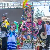 Carnaval Morelense en Santa Ana Calofornia. Chinelos y Banda de viento