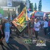 Banderas que representan en el carnaval morelense USA