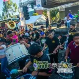 Los músicos en el carnaval morelense USA 2021.