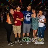 Contentos durante el carnaval morelense en Santa Ana, California 2021.