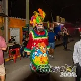 Gran chinelo en Tlaltizapán en el encuentro comparsas 2022.