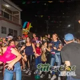 Recorrido de la comparsa sobre la calle Vicente Guerrero.