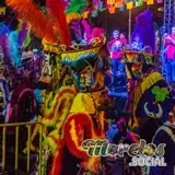En Tlaltizapán, la banda de viento presentando sus sones de chinelo.