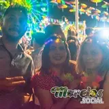 En el zócalo de Tlaltizapan durante encuentro de comparsas 2022.