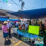 Puestos de bebidas refrescantes en la Feria del Pulque y la Barbacoa 2022 de Huitzilac