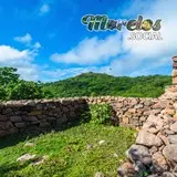 Bello paisaje de la zona arqueológica de Chimalacatlán, Morelos