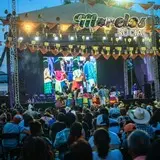 En el zócalo de Tlaltizapán durante el festival.