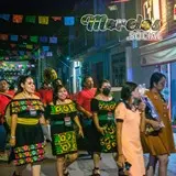 Recorrido nocturno durante el festival