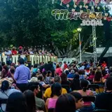Centro de Tlaltizapan durante Festival Zapata Vive