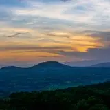 El agradable atardecer de la zona sur del estado de Morelos.