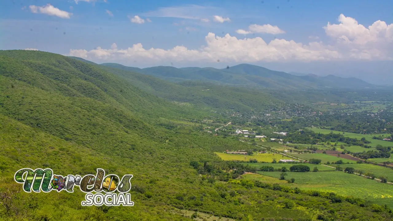 La sierra Montenegro desde la zona sur del estado de Morelos.