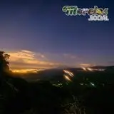 Atardecer visto desde el cerro de la Luz en Tepoztlán.