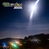 Manto de estrellas en el cielo nocturno desde Amatlán de Quetzalcóatl.