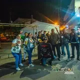La banda asistente al centro de yecapixtla durante el festival cultural del tianguis grande