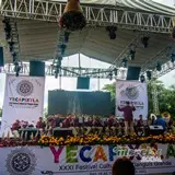 La banda de música del gobierno del estado de Morelos en Yecapixtla.