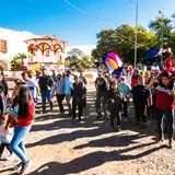Recorrido de la comparsa Azteca en Tlayacapan.