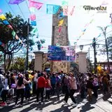 Brinco de chinelo en carnaval Jiutepec 2023.