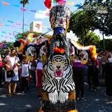 Gran chinelo en el carnaval de Jiutepec Morelos 2023
