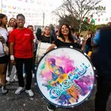Cargando la Tambora de la banda Cielo Azul en carnaval Jiutepec.