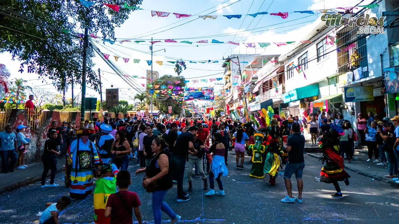 Último día del carnaval de Jiutepec 2023.