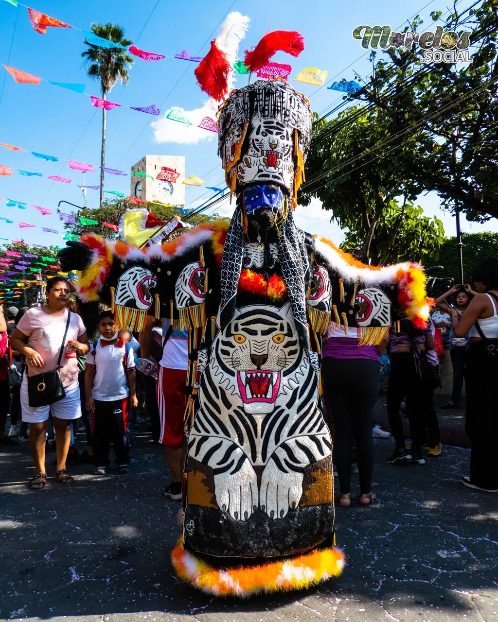 Gran chinelo en el carnaval de Jiutepec Morelos 2023