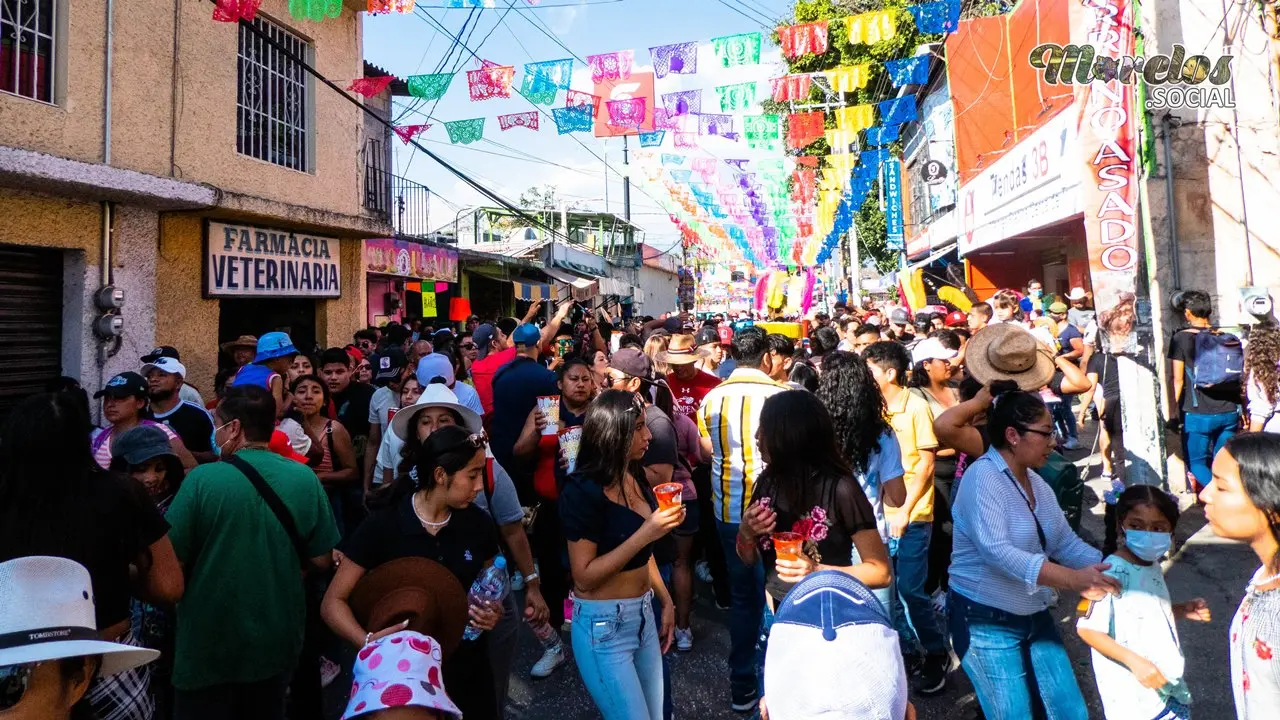 Lunes de carnaval en Jiutepec Morelos 2023.