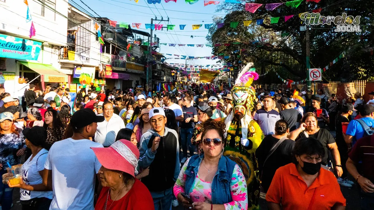 Último día del carnaval de Jiutepec 2023.