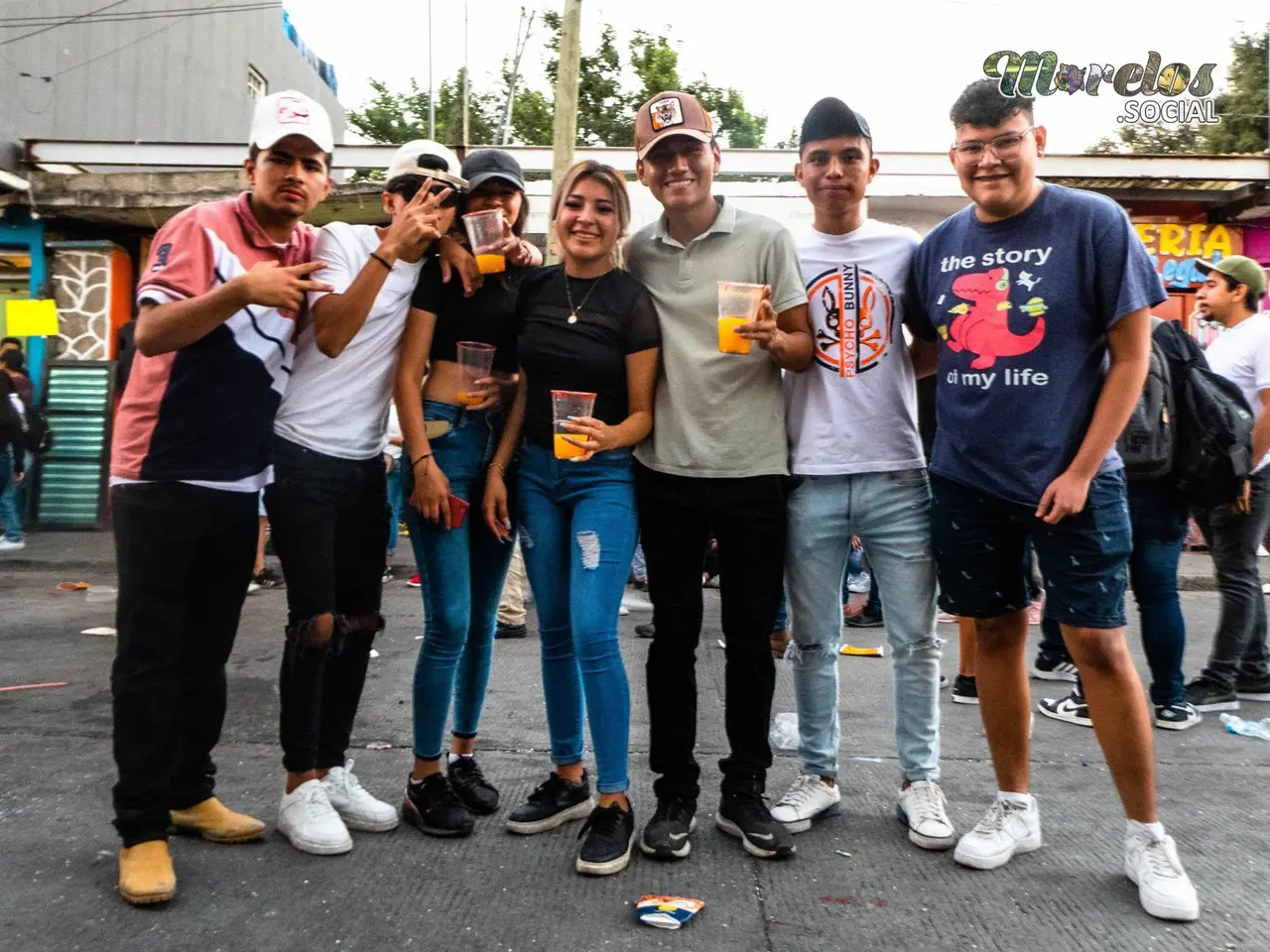 Lunes del brinco de chinelo en el carnaval Jiutepec 2023.