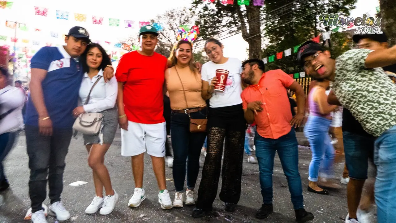 Ambiente de fiesta desde el carnaval de Jiutepec 2023