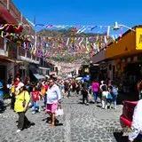 Calle Del Tepozteco sábado de carnaval 2023.