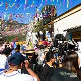 Recorrido infantil de los chinelos.
