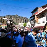 Sábado de carnaval en Tepoztlán, Morelos.