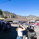 Ambiente familiar en carnaval Tepoztlán.