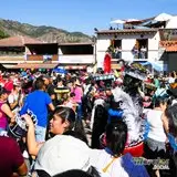Brinco del chinelo infantil en Tepoztlán.