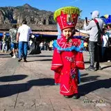 Brinco del chinelo infantil en Tepoztlán.