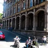 Calle Gutemberg en el centro de Cuernavaca.