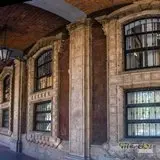 Pasillos por fuera del palacio de gobierno Morelense.