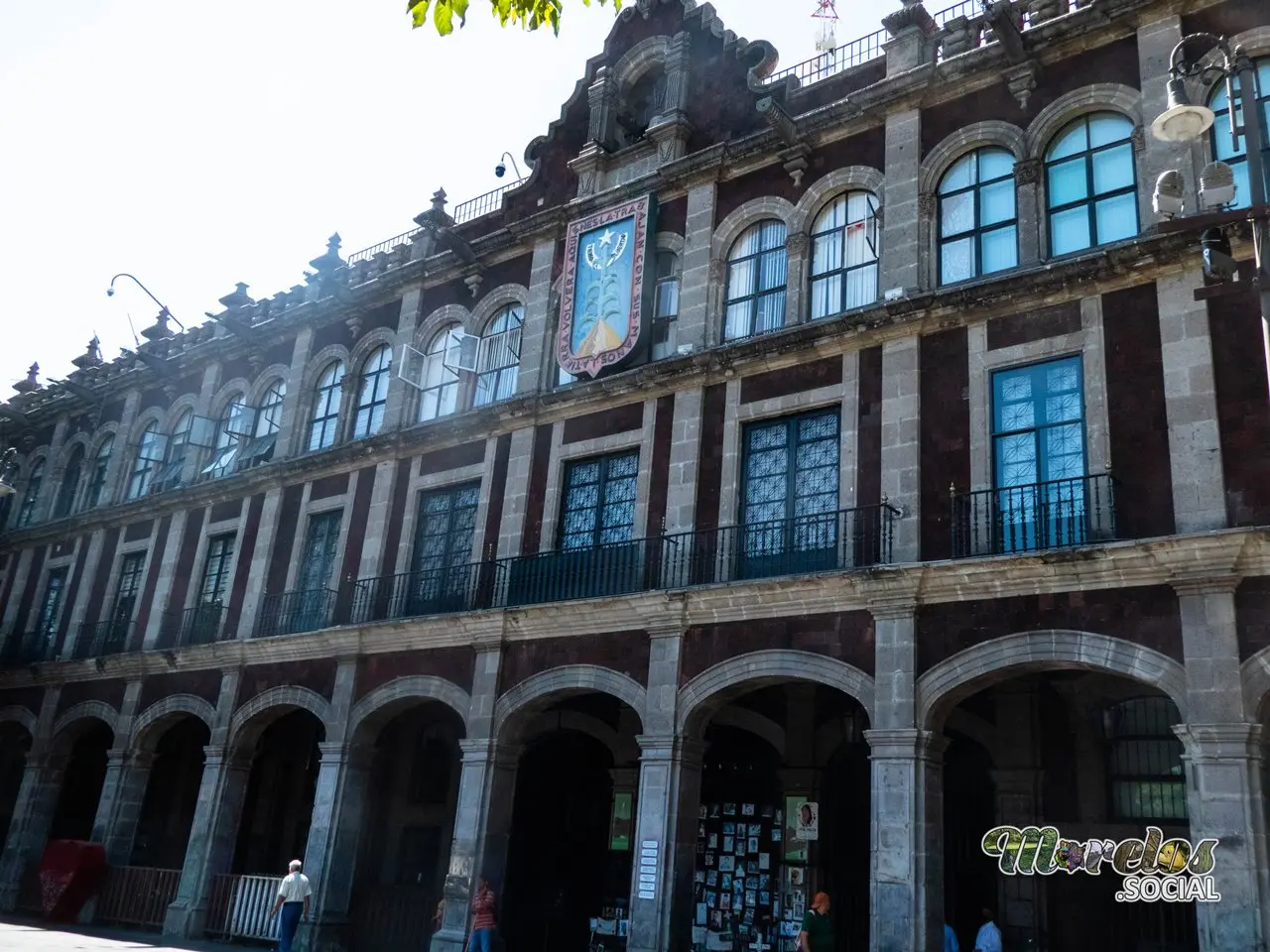 El palacio de gobierno en la ciudad de Cuernavaca.