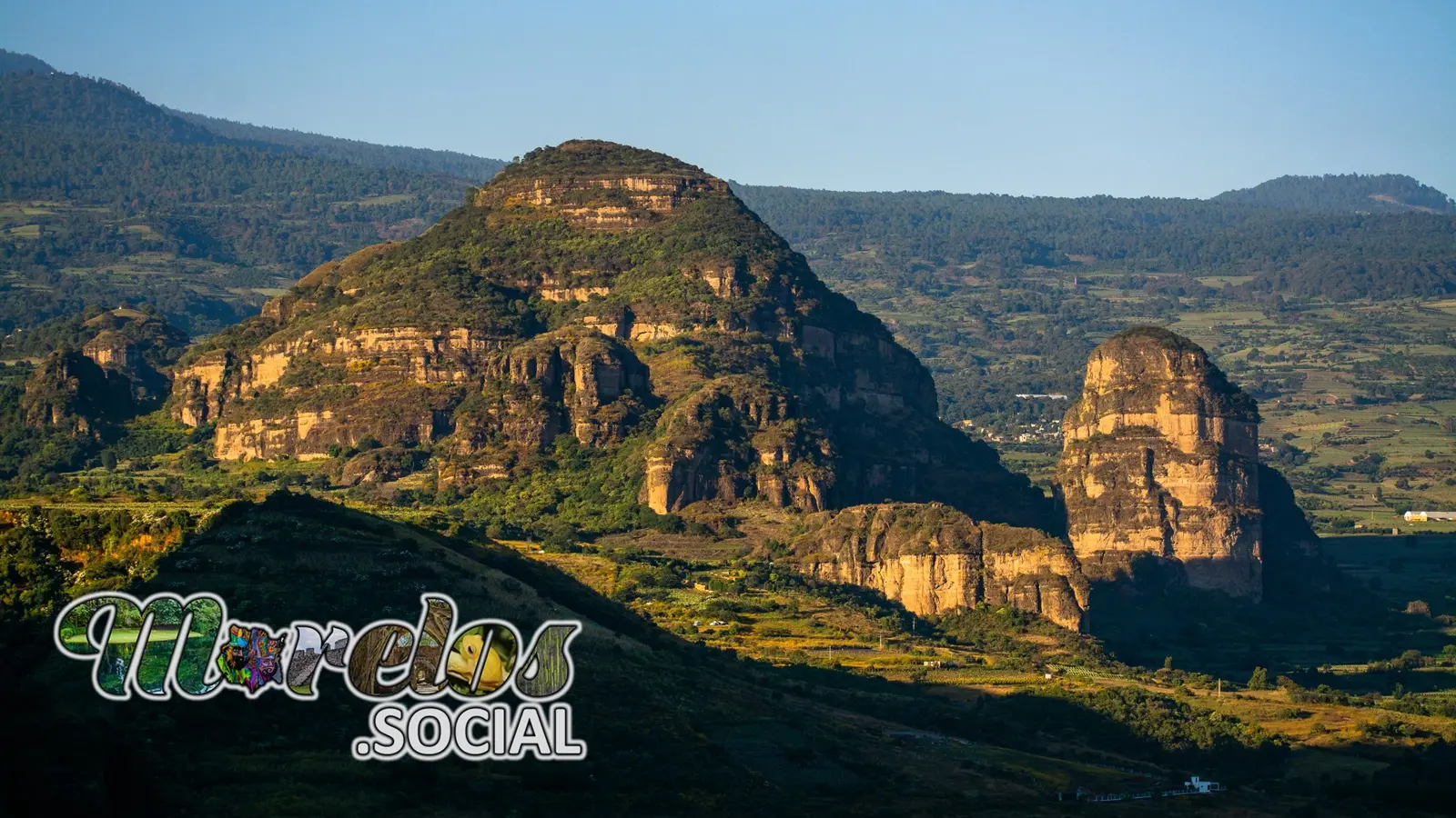 El Cerro el Tlatoani del pueblo mágico de Tlayacapan, Morelos