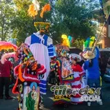 Chinelos en Santa Ana California Carnaval morelense 2021