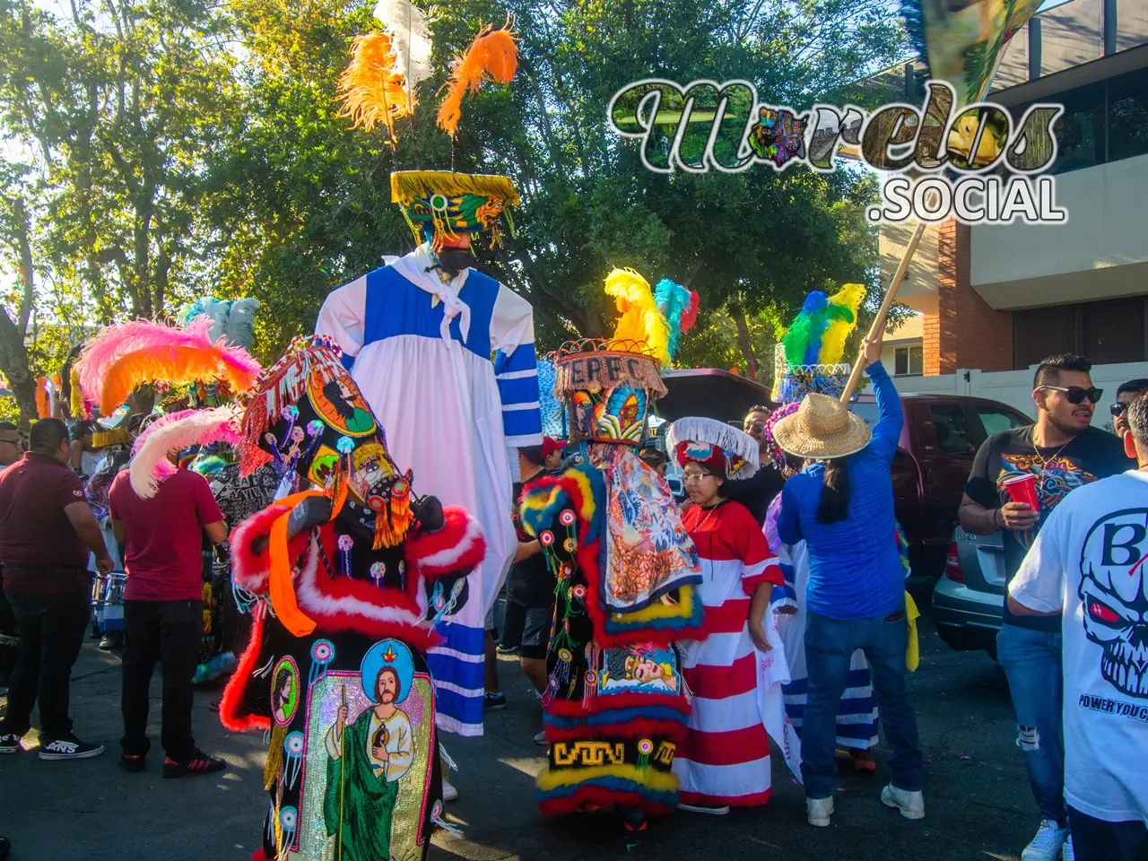 Chinelos en Santa Ana California Carnaval morelense 2021